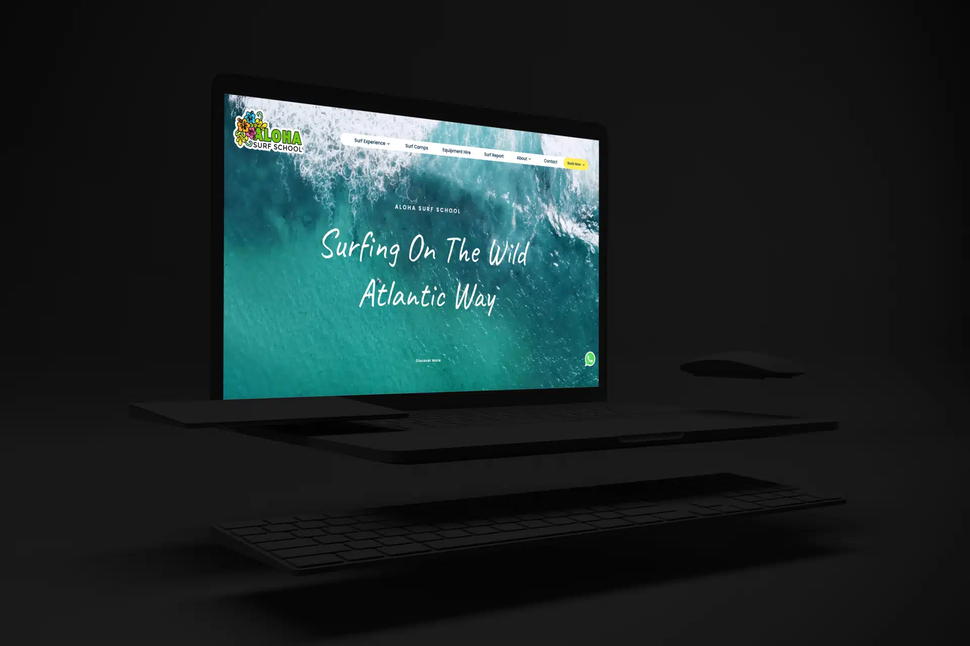 Aloha Surf School - Webbiz website